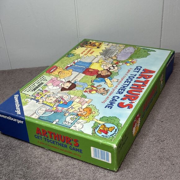Arthur’s Get Together Game By Ravensburger 2000 Marc Brown Puzzle Board Game - Picture 3 of 12